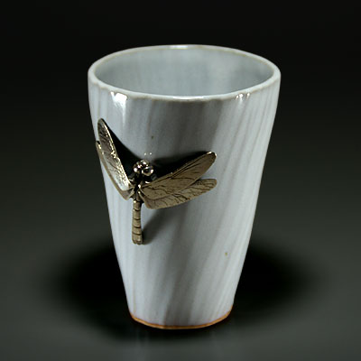 蜻蛉のフリーカップ・白