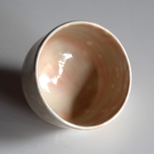 萩粉引茶碗