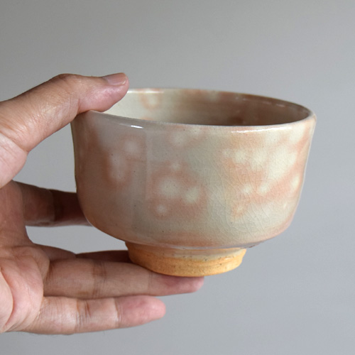萩粉引茶碗