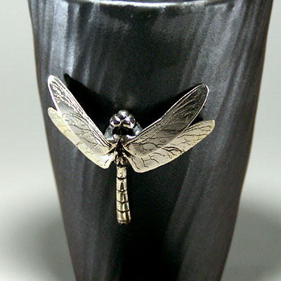 蜻蛉のフリーカップ・黒
